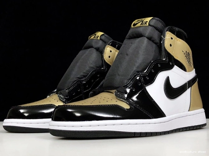 Rep 861428-007 High Toe Jordan Retro Glod Air 1 0811